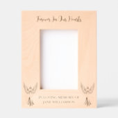 永遠に私たちのハート | ガーディアンエンジェル6x4 レーザー彫刻フレーム (正面)