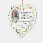 永遠に私たちのハート セラミックオーナメント (左)