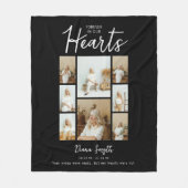 永遠に私たちのハート | フォトコラージュ記念館8 フリースブランケット (正面)