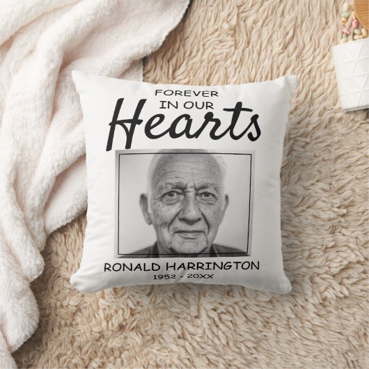 永遠に私たちのハート |フォトメモリアル クッション (ブランケット)