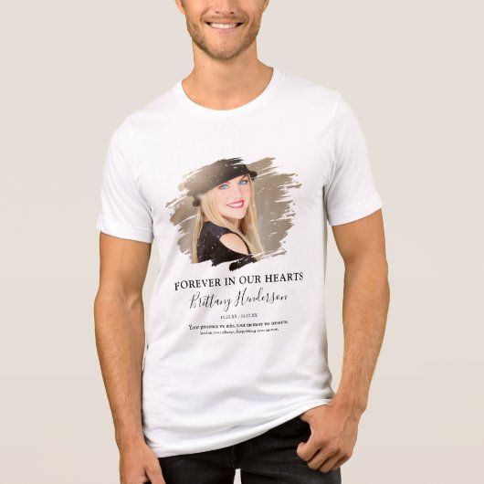 永遠に私たちのハート |フォトメモリアル トライブレンドTシャツ (正面)