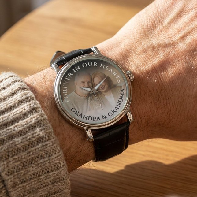 永遠に私たちのハート |フォトメモリアル 腕時計 (クリエイターアップロード済み)