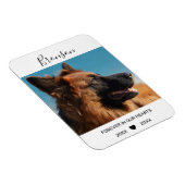 永遠に私たちのハート |ペット写真記念館 マグネット (右側)