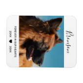 永遠に私たちのハート |ペット写真記念館 マグネット (横)