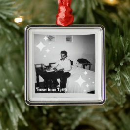 永遠に私たちのハート メタルオーナメント