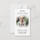 永遠に私たちのハート | メモブックマーク祈りの言葉 ノートカード (正面)