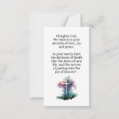 永遠に私たちのハート | メモブックマーク祈りの言葉 ノートカード (裏面)