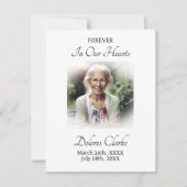 永遠に私たちのハート | メモブックマーク祈りの言葉 ノートカード (正面)