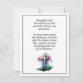 永遠に私たちのハート | メモブックマーク祈りの言葉 ノートカード (裏面)