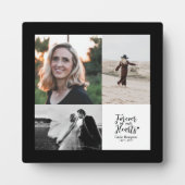 永遠に私たちのハート |メモリアル写真コラージュ フォトプラーク (正面)