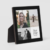 永遠に私たちのハート |メモリアル写真コラージュ フォトプラーク (正面)