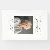 "永遠に私たちのハート"メモリアル、名前、写真 横断幕 (横)