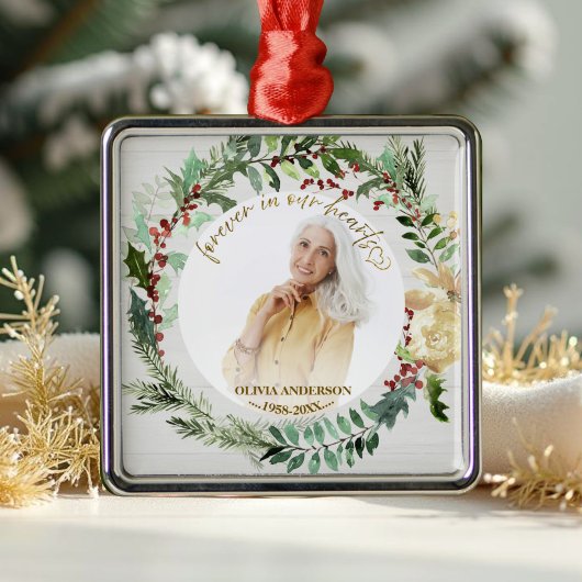 永遠に私たちのハート | リース記念写真 メタルオーナメント