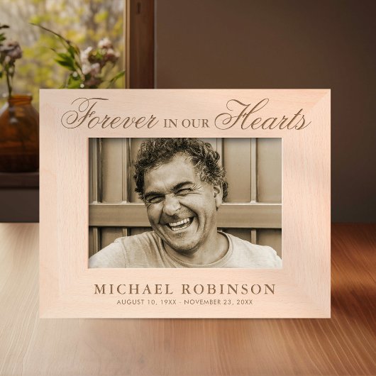 永遠に私たちのハート レーザー彫刻フレーム