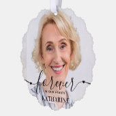 永遠に私たちのハート-悔やみや弔慰記念碑 オーナメントカード (左)