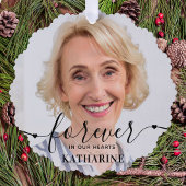 永遠に私たちのハート-悔やみや弔慰記念碑 オーナメントカード