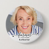 永遠に私たちのハート-悔やみや弔慰記念碑 缶バッジ (正面)