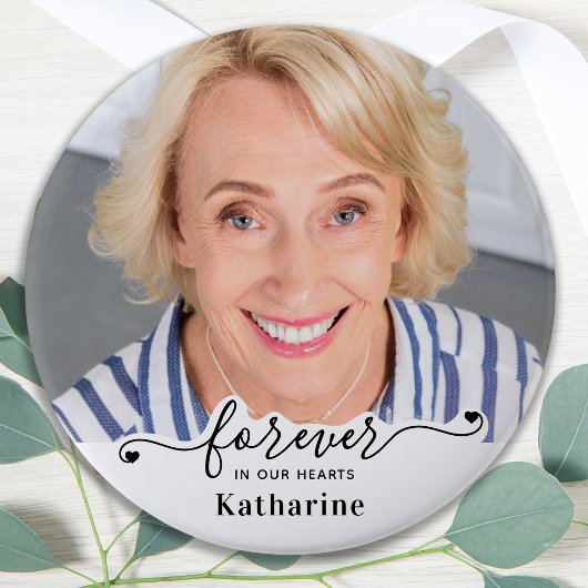 永遠に私たちのハート-悔やみや弔慰記念碑 缶バッジ