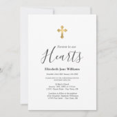 永遠に私たちの心の中に キリスト教 招待状 (正面)