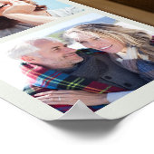 永遠に私たちの心の中に マルチ写真コラージュ追悼 ポスター (角)