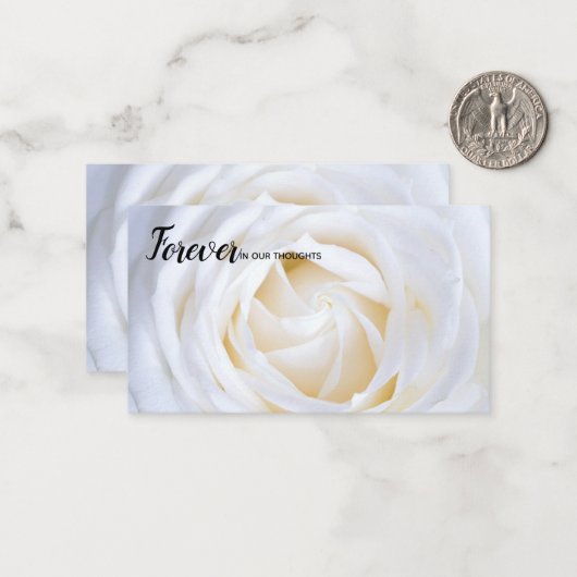 永遠に私たちの思考フローリストのカード ノートカード (正面/裏面インサイチュ)