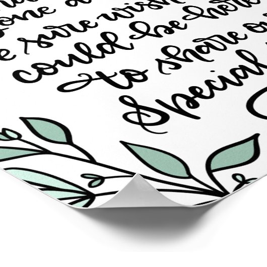 永遠に私たちの考えに ポスター (角)