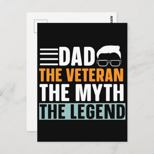 永遠に私たちの負債の中で – 幸せな退役軍人の日 ポストカード (正面/裏面)