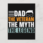 永遠に私たちの負債の中で – 幸せな退役軍人の日 ポストカード (正面)