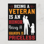 永遠に私たちの負債の中で – 幸せな退役軍人の日 ポストカード (正面)