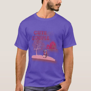 永遠に私たち:カップル愛の瞬間デザイン» Tシャツ