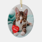 永遠に私のハートでカスタム – ペット記念碑 セラミックオーナメント (右)