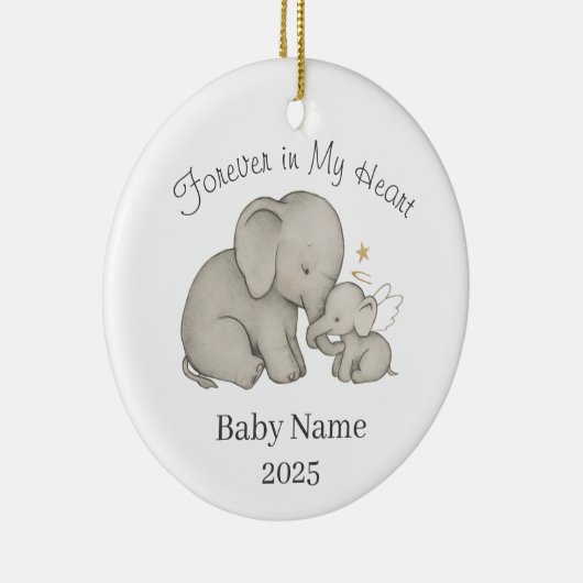永遠に私のハートベビーロスオーナメント セラミックオーナメント (右)