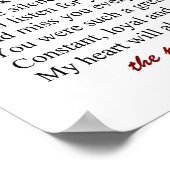 永遠に私のハート ポスター (角)