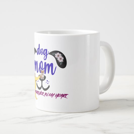 永遠に私のハート – メモリアルマグ ジャンボコーヒーマグカップ (正面右)