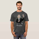 永遠に私の大統領バラク・オバマ応援Tシャツ Tシャツ (正面フル)