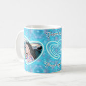 永遠に私の少年、永遠に私の母のコラージュ コーヒーマグカップ (正面左)