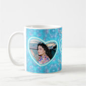 永遠に私の少年、永遠に私の母のコラージュ コーヒーマグカップ (左)