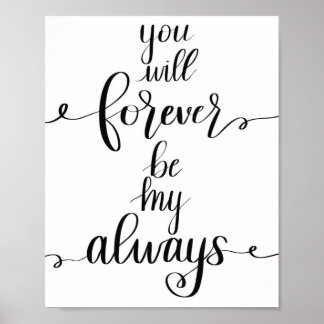 永遠に私の常にポスター ポスター