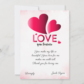 永遠に私の愛DIY シーズンカード