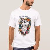 永遠に糸で結ばれたカップル Tシャツ | エレガントなペア (正面)