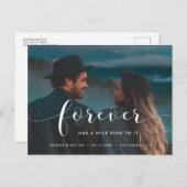 永遠に素敵なリングを持っている写真 案内ポストカード (正面/裏面)