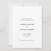 永遠に素敵なリングを持ってシンプルいるエレガントと 案内状 (裏面)