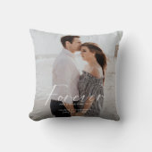 永遠に素敵なリングフォト婚約 モダン クッション (正面)