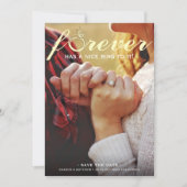 永遠に素敵な響きがする!エンゲージメント写真 セーブザデート (正面)