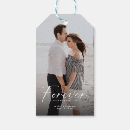 永遠に素敵な響き フォトエンゲージメント モダン ギフトタグ