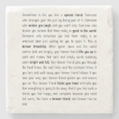 永遠に終わりはない ストーンコースター (正面)