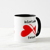 永遠に絡み合うBFTGコーヒーマグ マグカップ (正面右)