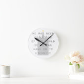 永遠に続くために世つる界を離れる ラウンド壁時計 (ホーム)