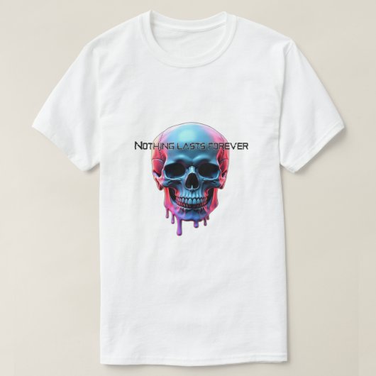 永遠に続くものなんてない Tシャツ (デザイン正面)