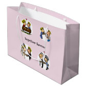 永遠に続く可愛い夫婦おもしろい漫画 ラージペーパーバッグ (裏面アングル)